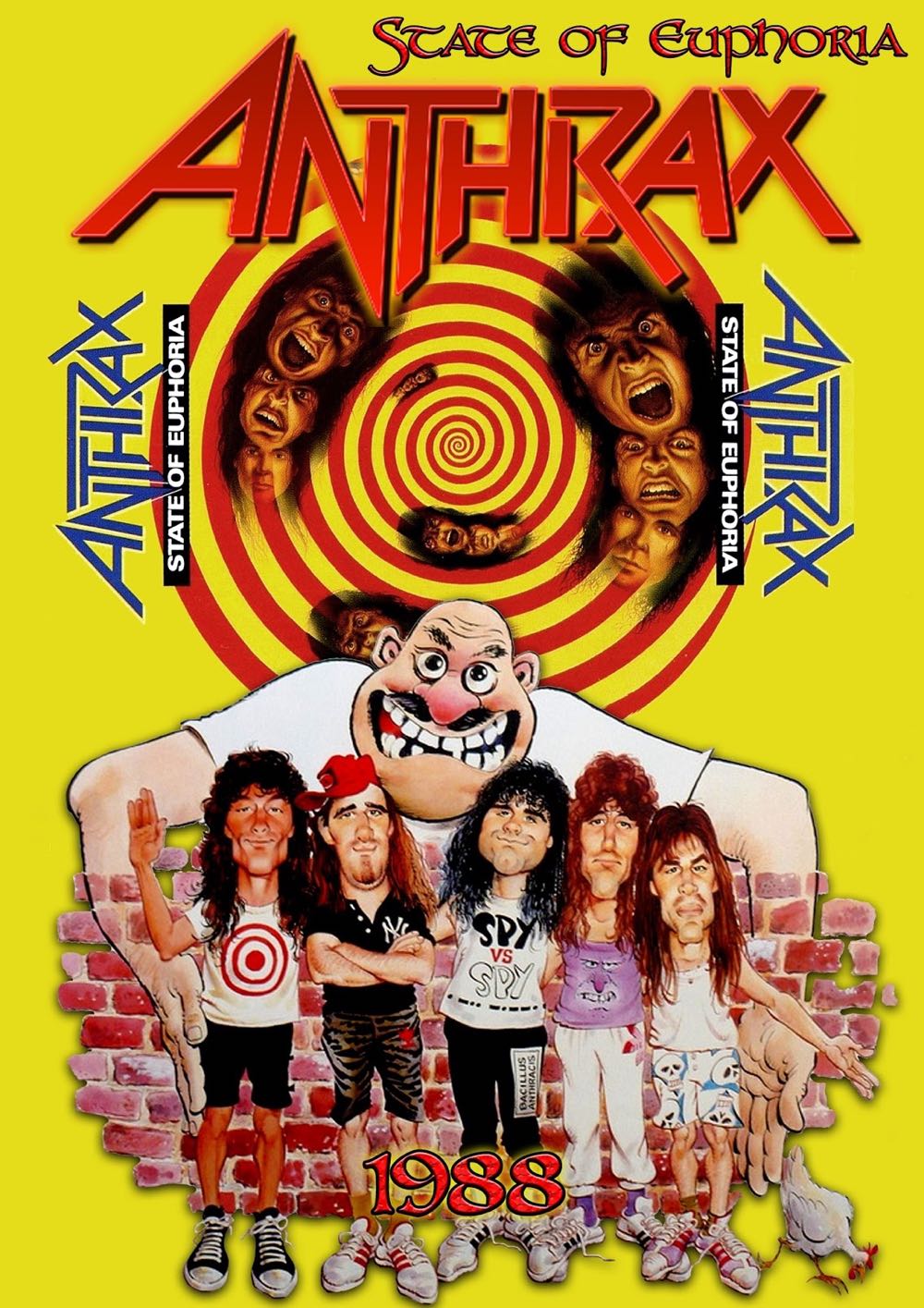 Anthrax-State Of Euphoria - Anthrax (CD - 5235) music collectible [Barcode 075679100429] - Main Image 4