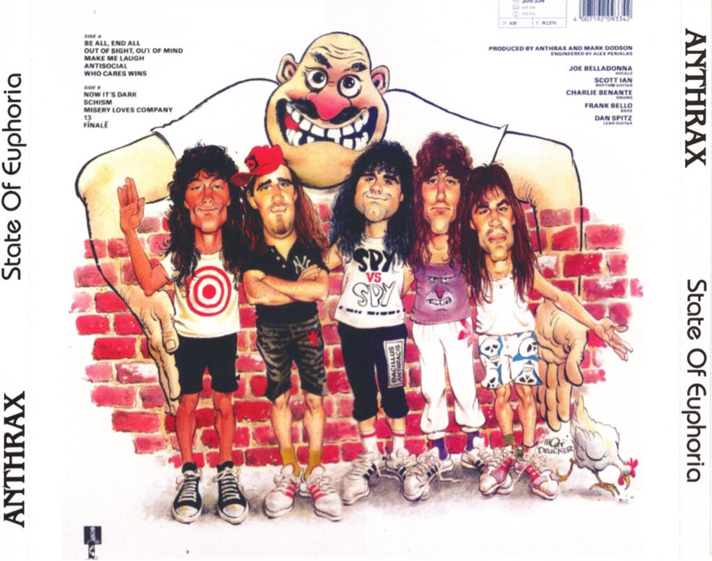 State Of Euphoria - Anthrax (CD - 53) music collectible [Barcode 4007192593347] - Main Image 2