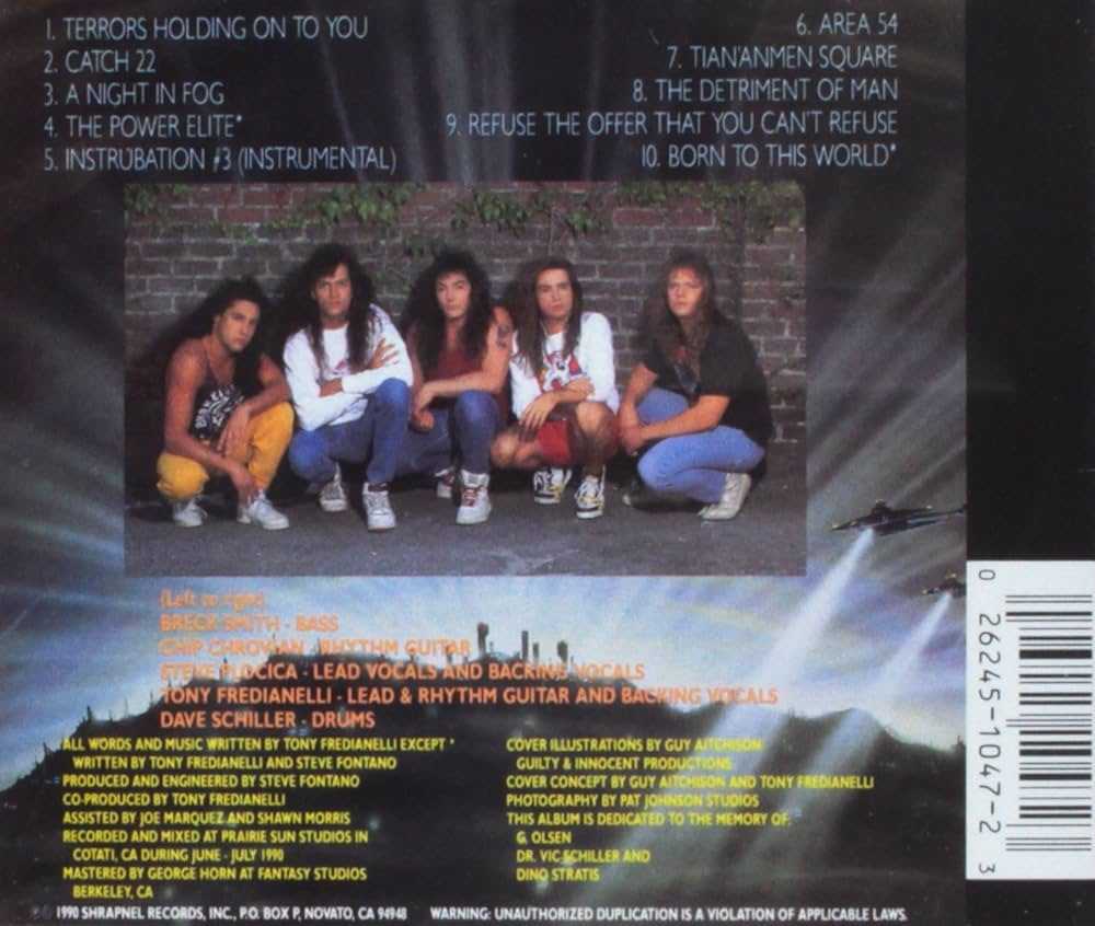 Area 54 - Apocrypha (CD - 40) music collectible [Barcode 016861934521] - Main Image 2