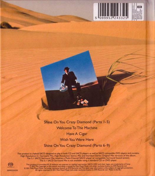 Wish You Were Here - Pink Floyd (SACD - 4405) music collectible [Barcode 5099952243325] - Main Image 4