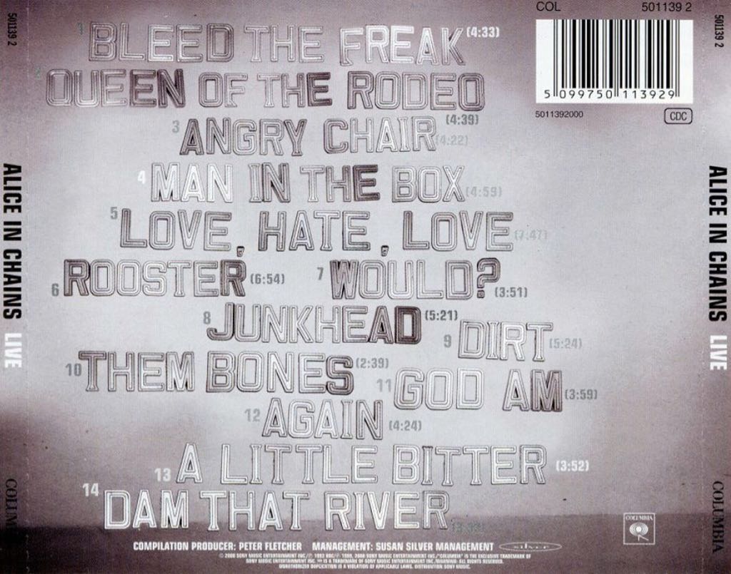 Live - Alice In Chains music collectible - Main Image 2