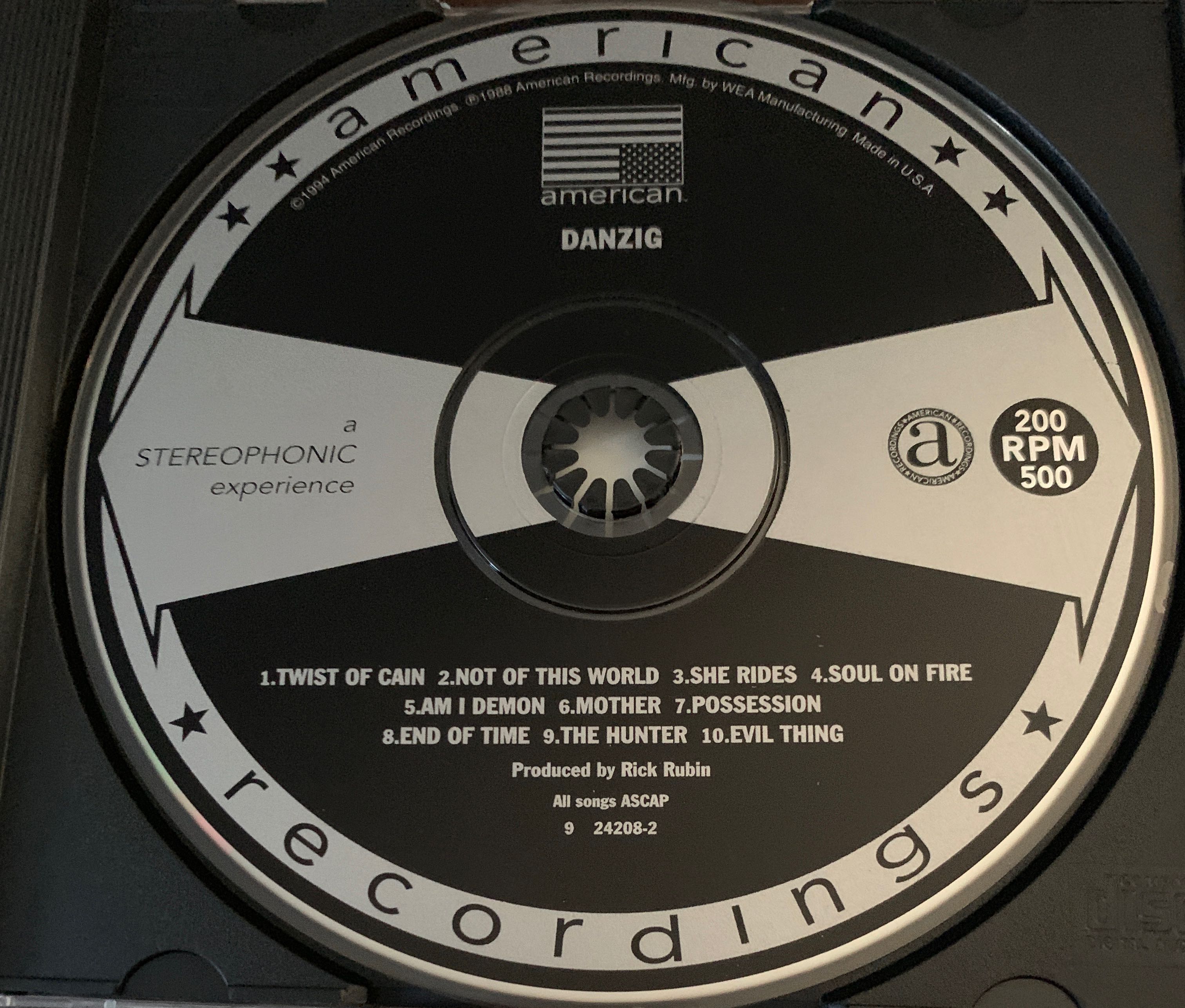 Danzig - Danzig (CD - 40) music collectible [Barcode 886971464528] - Main Image 3