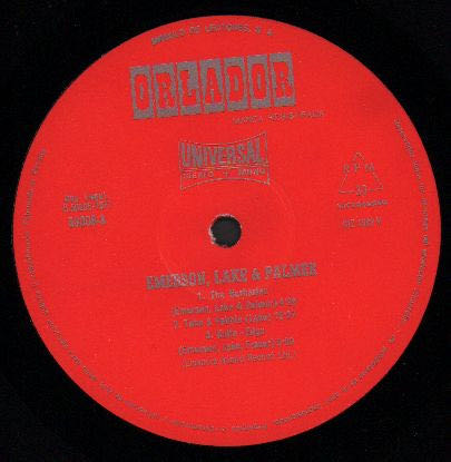 Emerson Lake & Palmer - Emerson Lake & Palmer (12”) music collectible [Barcode 793018334716] - Main Image 3