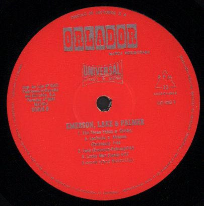 Emerson Lake & Palmer - Emerson Lake & Palmer (12”) music collectible [Barcode 793018334716] - Main Image 4