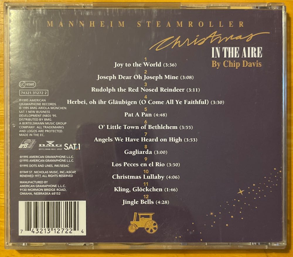 In The Aire - Mannheim Steamroller (CD) music collectible [Barcode 743213127224] - Main Image 2