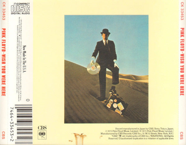Wish You Were Here - Pink Floyd (CD - 44:26) music collectible [Barcode 074643345323] - Main Image 4