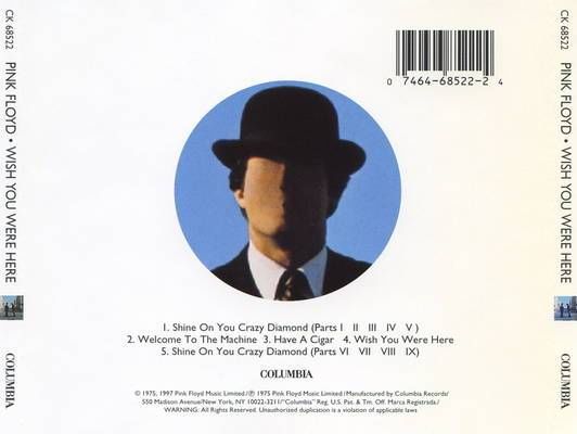Wish You Were Here - Pink Floyd (CD) music collectible [Barcode 5099908422620] - Main Image 2