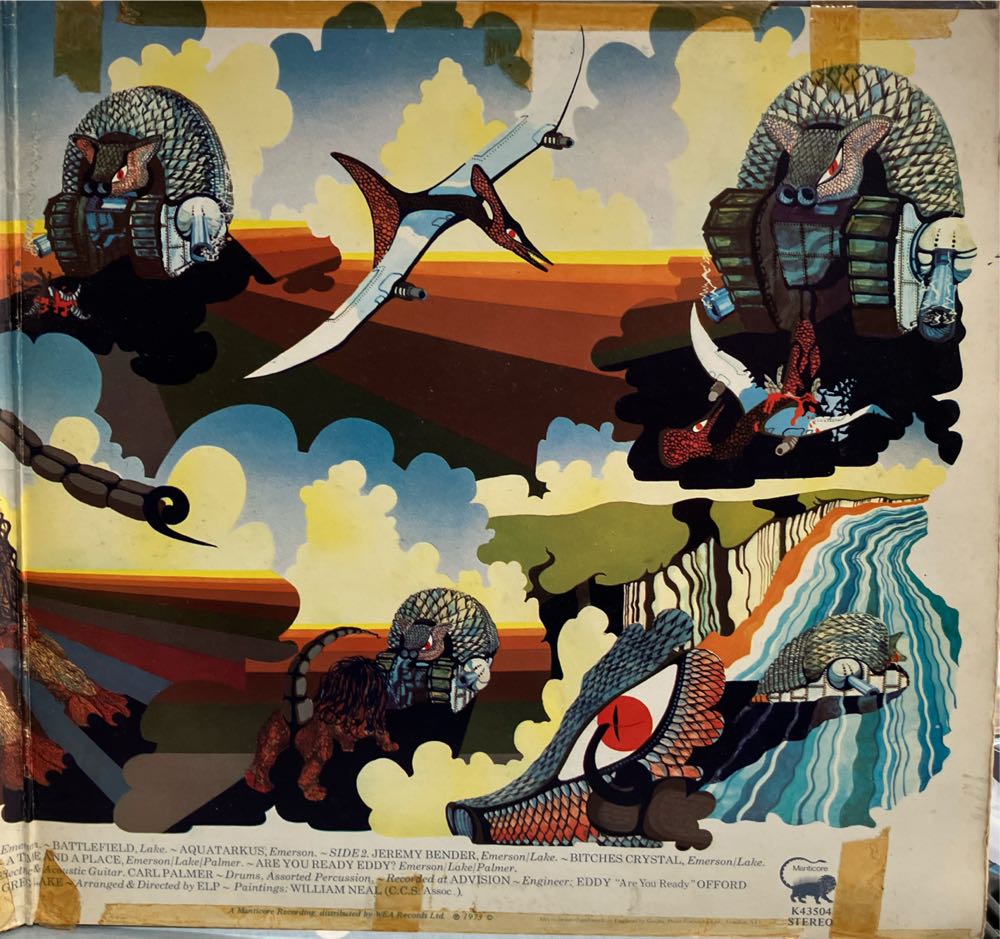 Tarkus - Emerson, Lake & Palmer (Cassette - 40) music collectible - Main Image 4