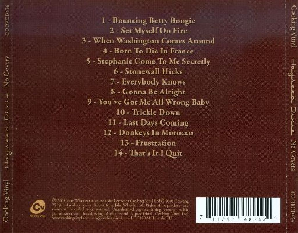 No Covers - Hayseed Dixie (CD) music collectible [Barcode 711297485424] - Main Image 2