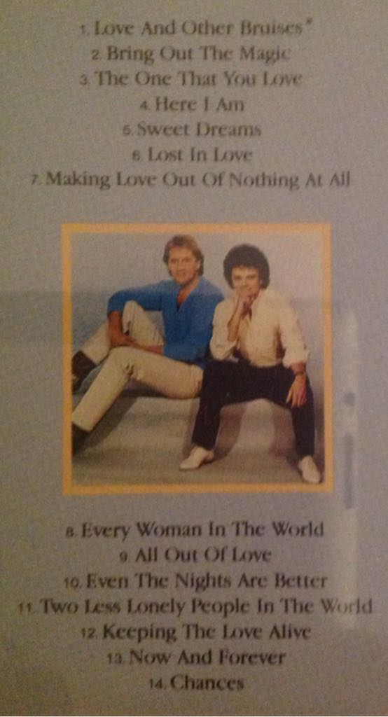 Greatest Hits - Air Supply (CD) music collectible [Barcode 077779943128] - Main Image 2