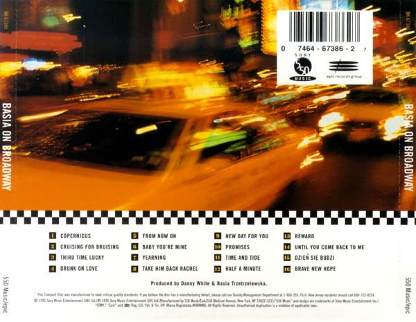 Basia On Broadway - Basia (CD) music collectible - Main Image 2