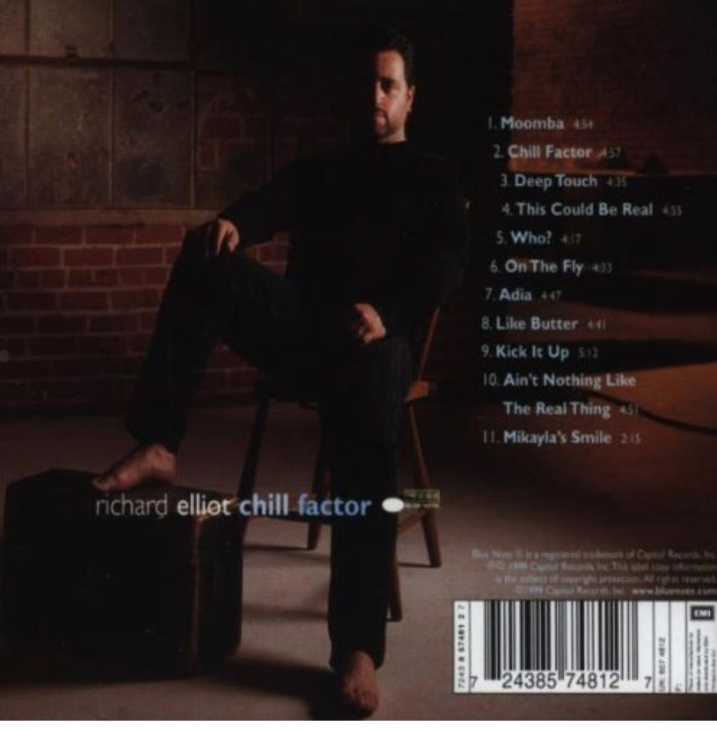 Chill Factor - Richard Elliot (CD) music collectible - Main Image 2