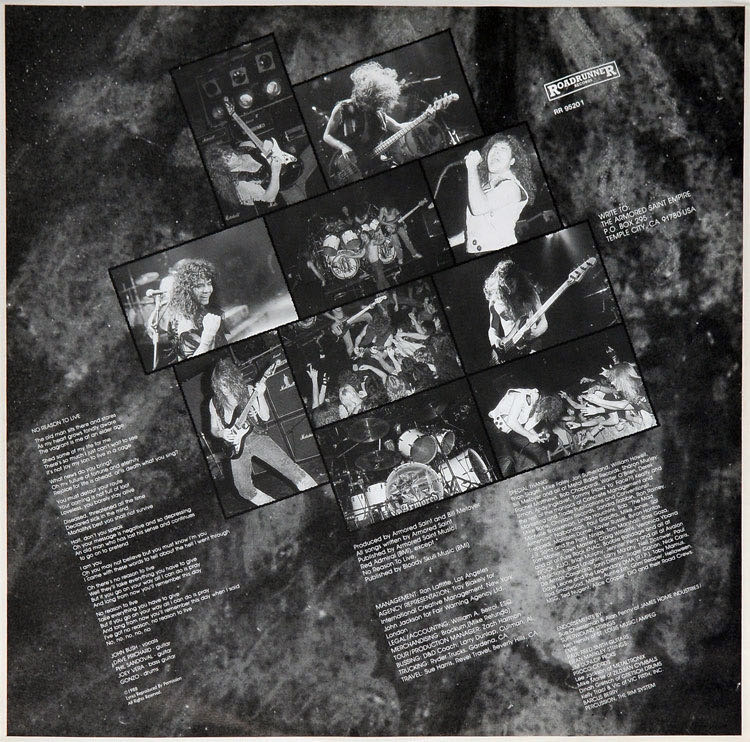 Saints Will Conquer: Live - Armored Saint (12”) music collectible [Barcode 039841405521] - Main Image 3