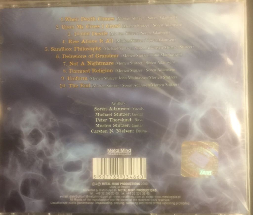 When Death Comes - Artillery (CD-R) music collectible - Main Image 2