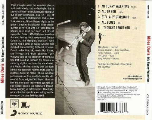 My Funny Valentine - Miles Davis (MP3) music collectible - Main Image 2