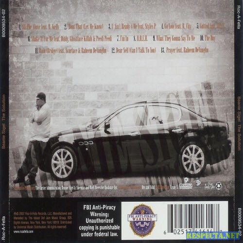 Solution, The - Beanie Sigel (CD) music collectible [Barcode 602517416147] - Main Image 2