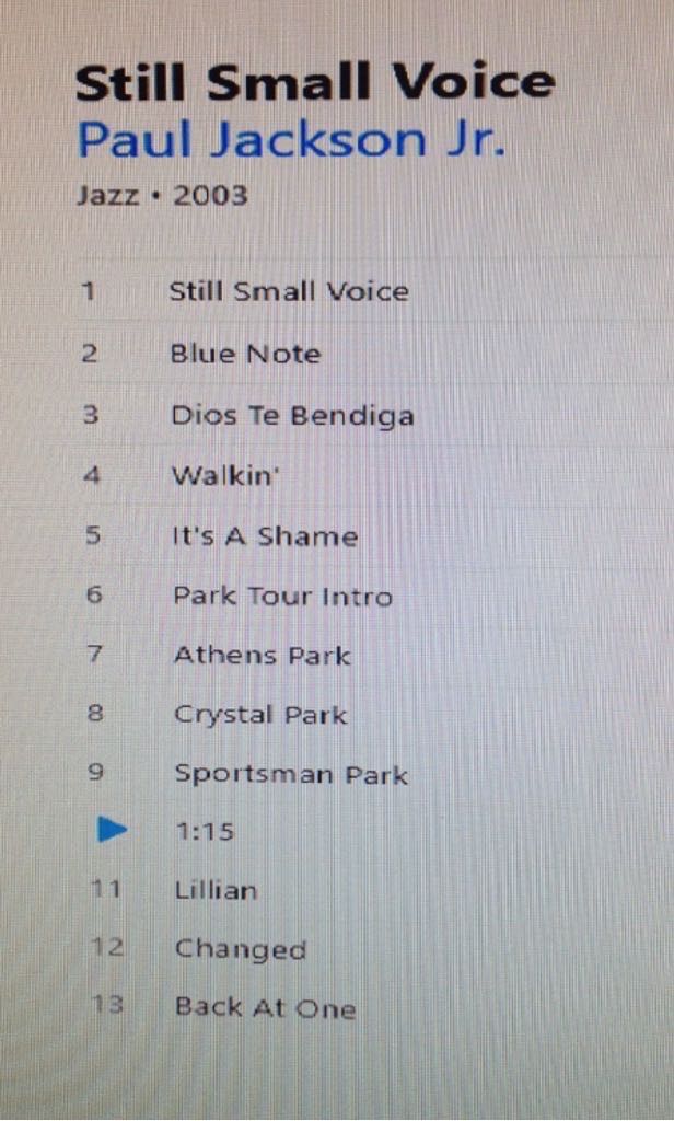 Still Small Voice - Paul Jackson, Jr. (CD - 62) music collectible - Main Image 2