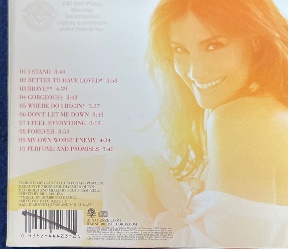 I Stand - Idina Menzel (CD) music collectible [Barcode 093624442325] - Main Image 2