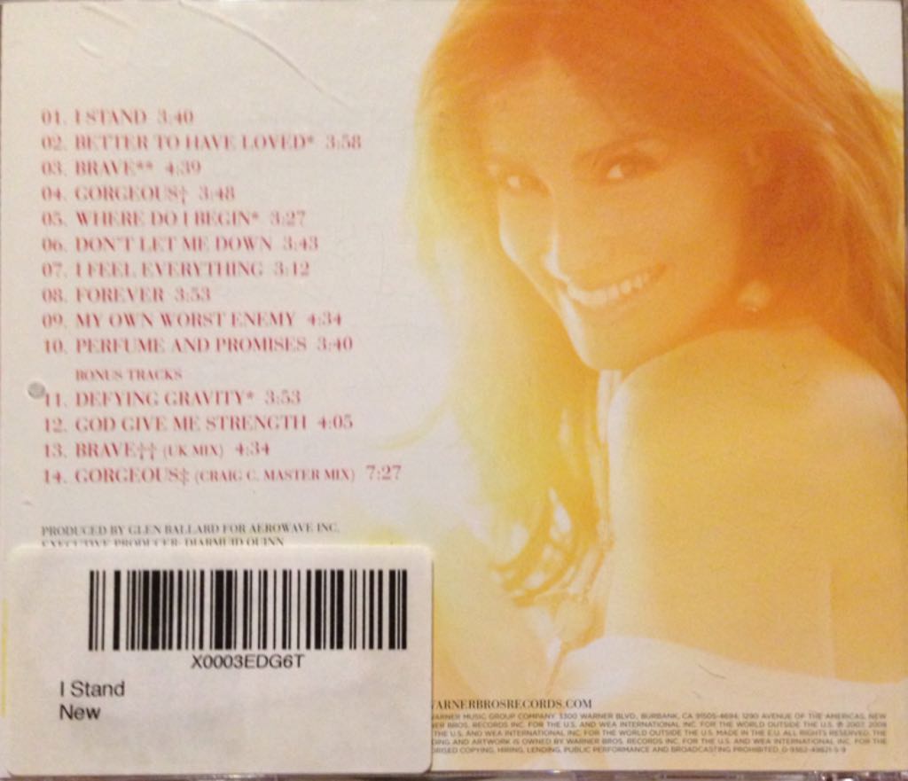 I Stand - Idina Menzel (CD) music collectible [Barcode 093624982159] - Main Image 2