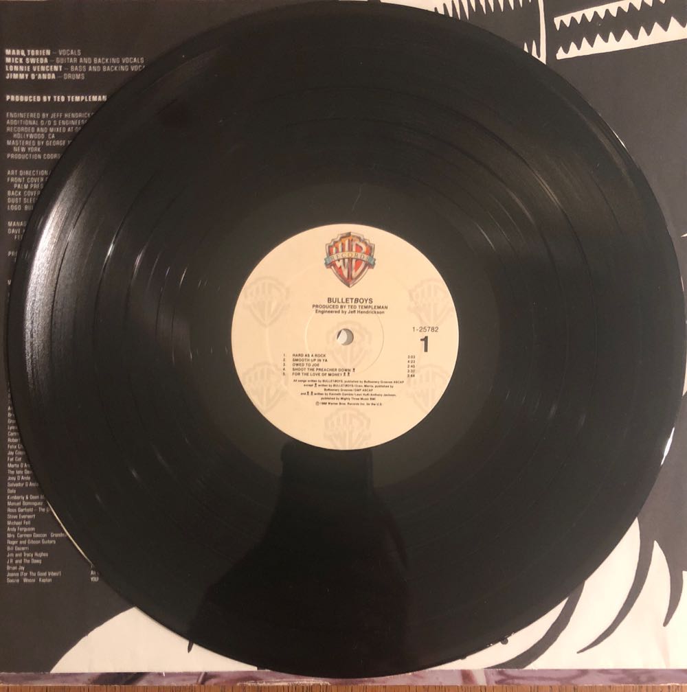 Bullet Boys - Bullet Boys (12” - 34) music collectible [Barcode 075992578219] - Main Image 4