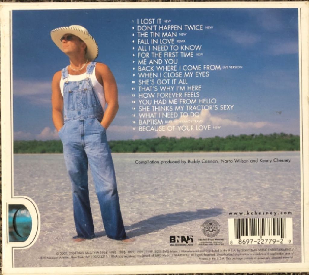 Chesney, Kenny: Greatest Hits - Chesney, Kenny (CD) music collectible [Barcode 886972277929] - Main Image 2