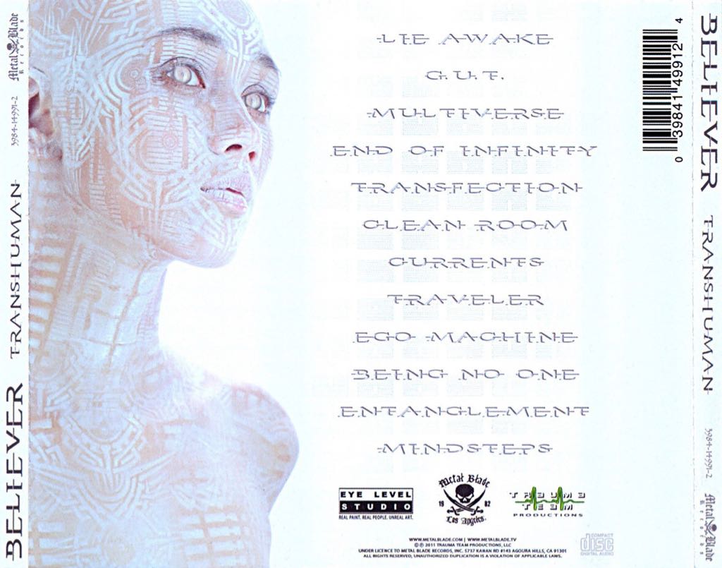 Transhuman - Believer (AAC - 54) music collectible - Main Image 2