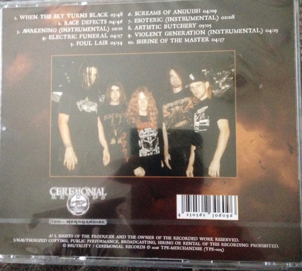 When The Sky Turns Black - Brutality (CD) music collectible [Barcode 4250562306096] - Main Image 2