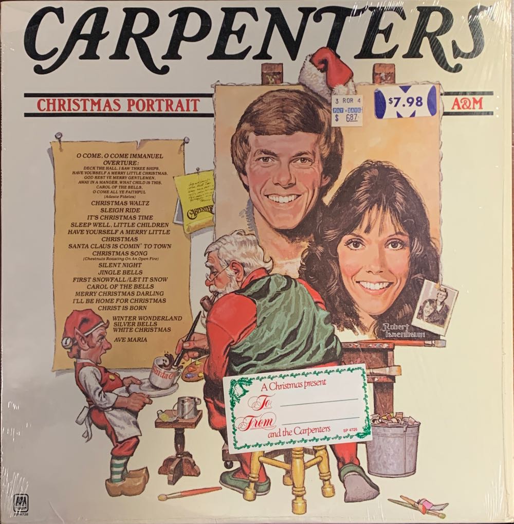 Carpenters Christmas Portrait - Carpenters (12” - 49) music collectible - Main Image 2