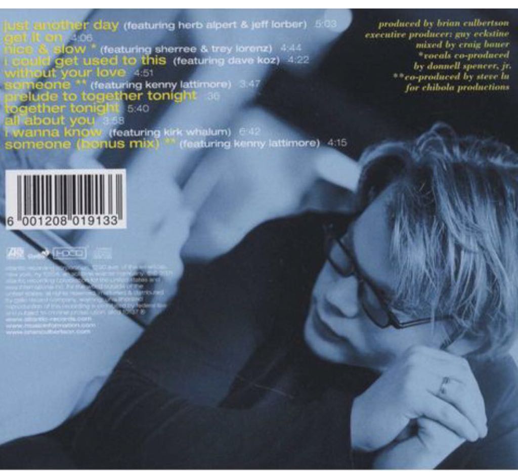 Nice and Slow - Culbertson, Brian (CD) music collectible [Barcode 075678344428] - Main Image 2