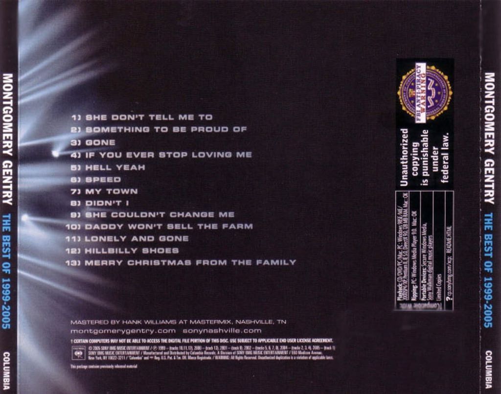 Greatest Hits: Something To Be Proud Of - Montgomery Gentry (CD) music collectible - Main Image 2