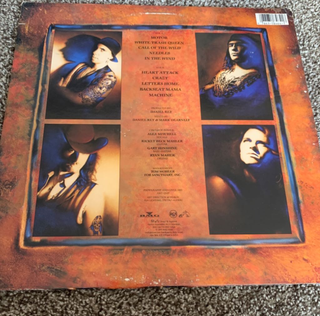 Circus Of Power - Circus Of Power (12”) music collectible [Barcode 078635846416] - Main Image 2