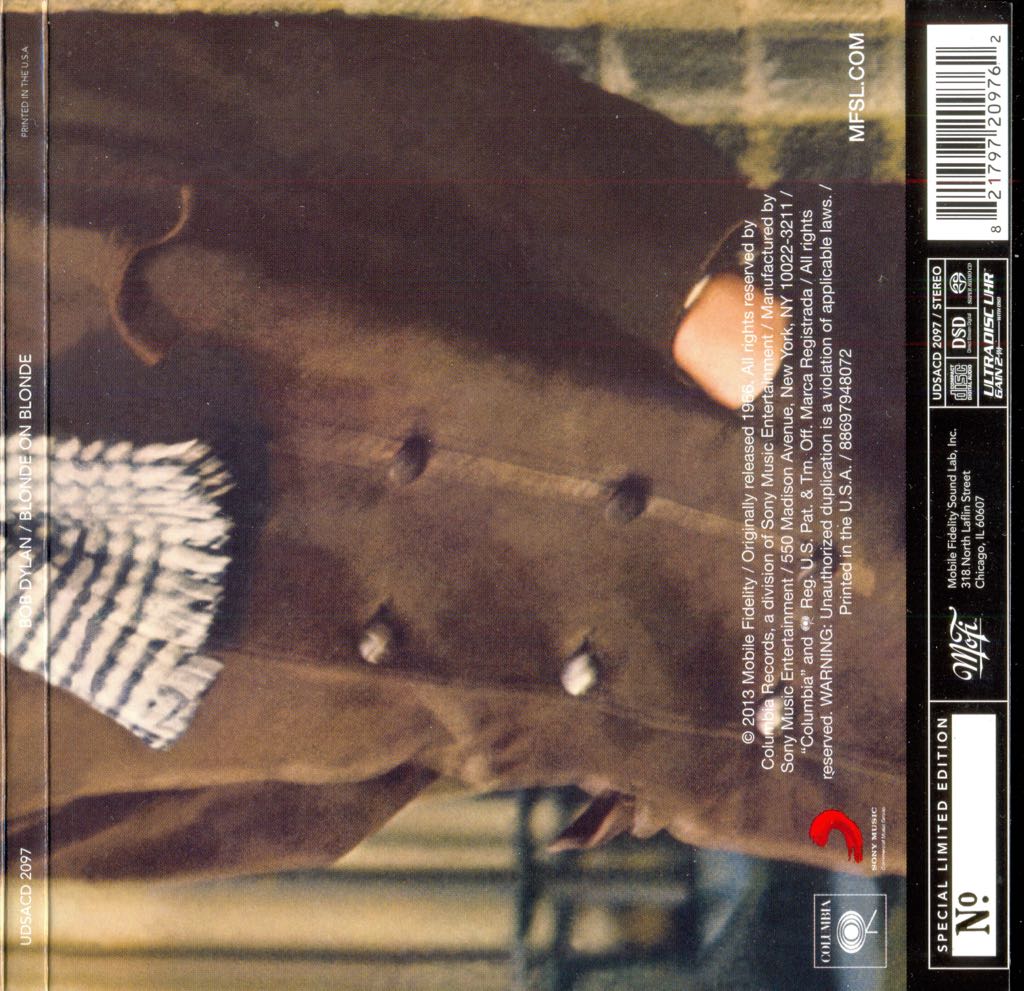 Blonde On Blonde - Dylan, Bob music collectible - Main Image 2