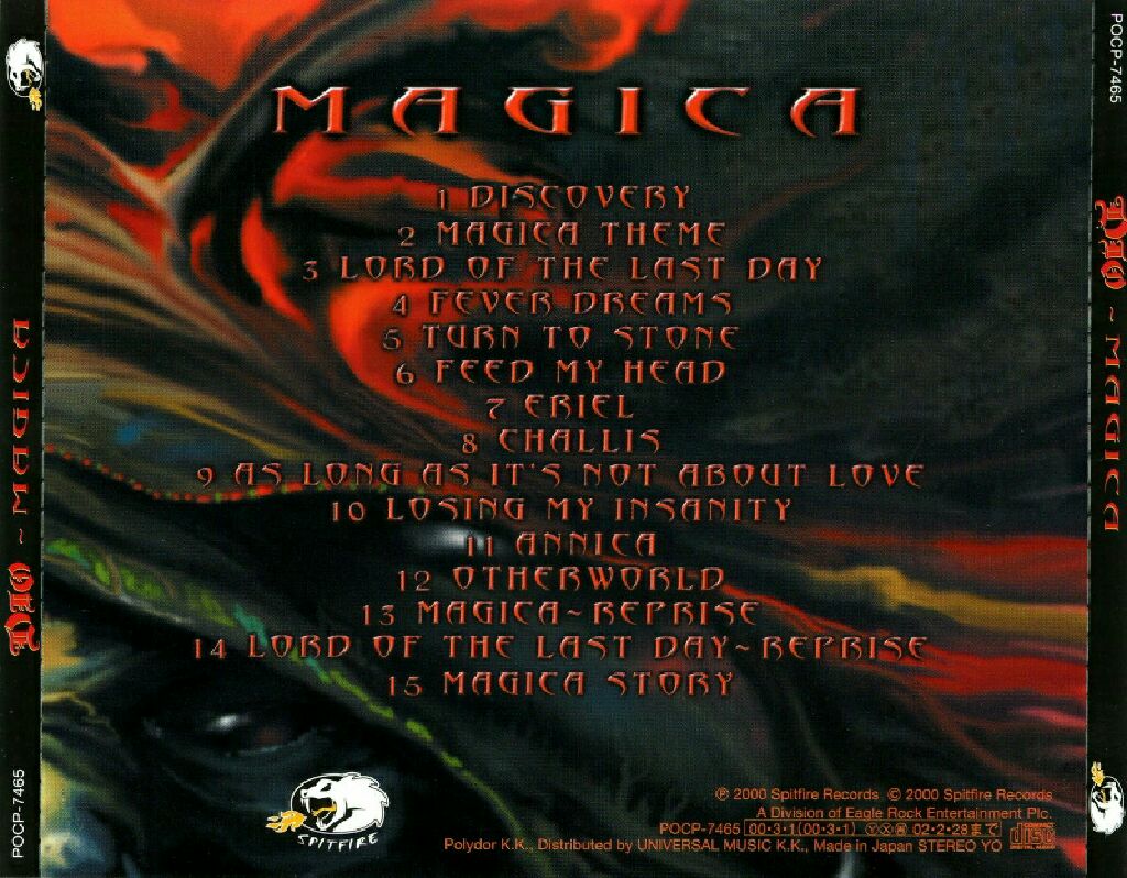 Magica - Dio (CD - 53:20) music collectible [Barcode 5036369502027] - Main Image 2