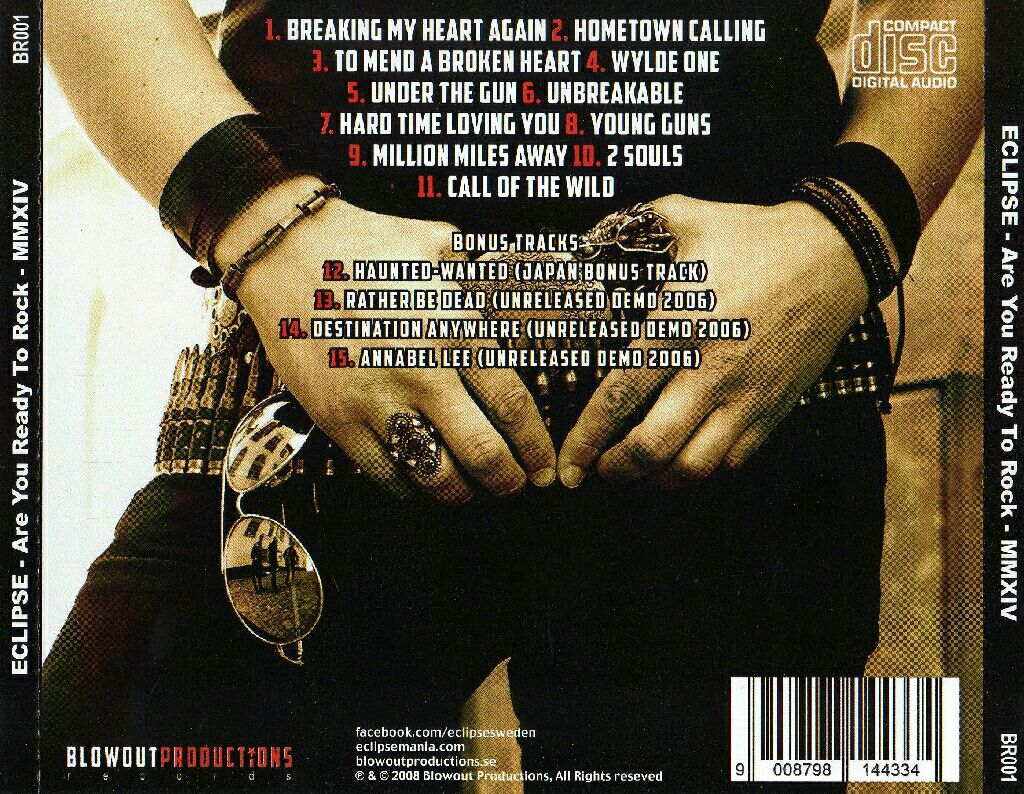 Are You Ready To Rock - Eclipse (FLAC - 42) music collectible [Barcode 8024391037720] - Main Image 2