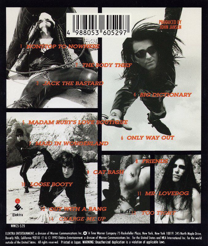 Whipped! - Faster Pussycat (CD - 53) music collectible [Barcode 075596112420] - Main Image 3