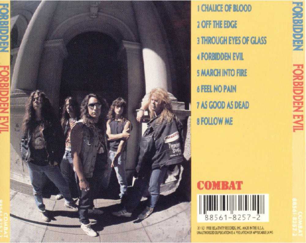 Forbidden Evil - Forbidden (CD - 42) music collectible [Barcode 088561825720] - Main Image 2