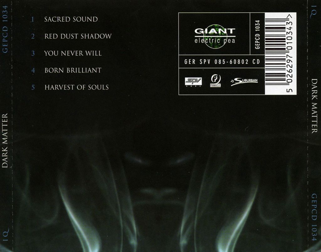Dark Matter - IQ (CD) music collectible [Barcode 5026297010343] - Main Image 2