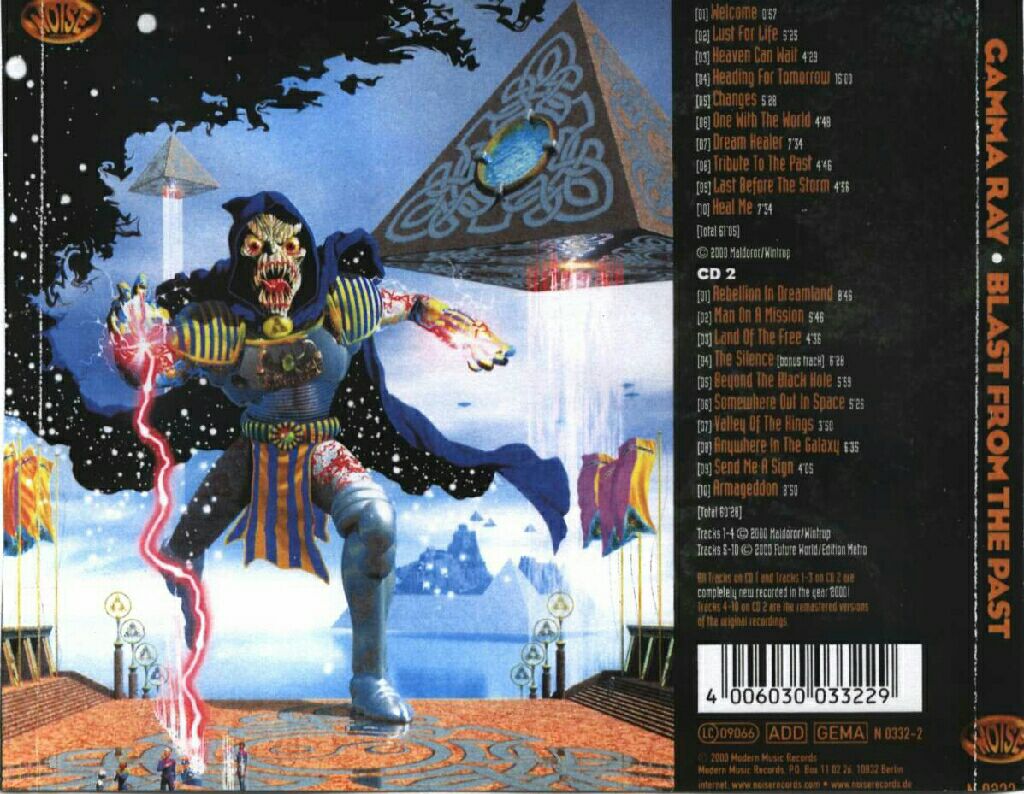 Blast From The Past - Gamma Ray (CD) music collectible [Barcode 3306640507426] - Main Image 2