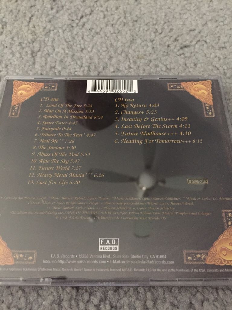 Alive 95 - Gamma Ray (CD) music collectible [Barcode 644591026522] - Main Image 2