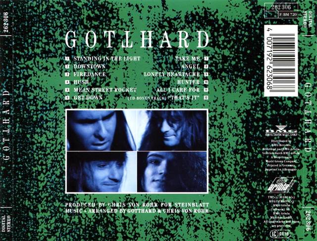 Gotthard - Gotthard (CD) music collectible [Barcode 4007192623068] - Main Image 2