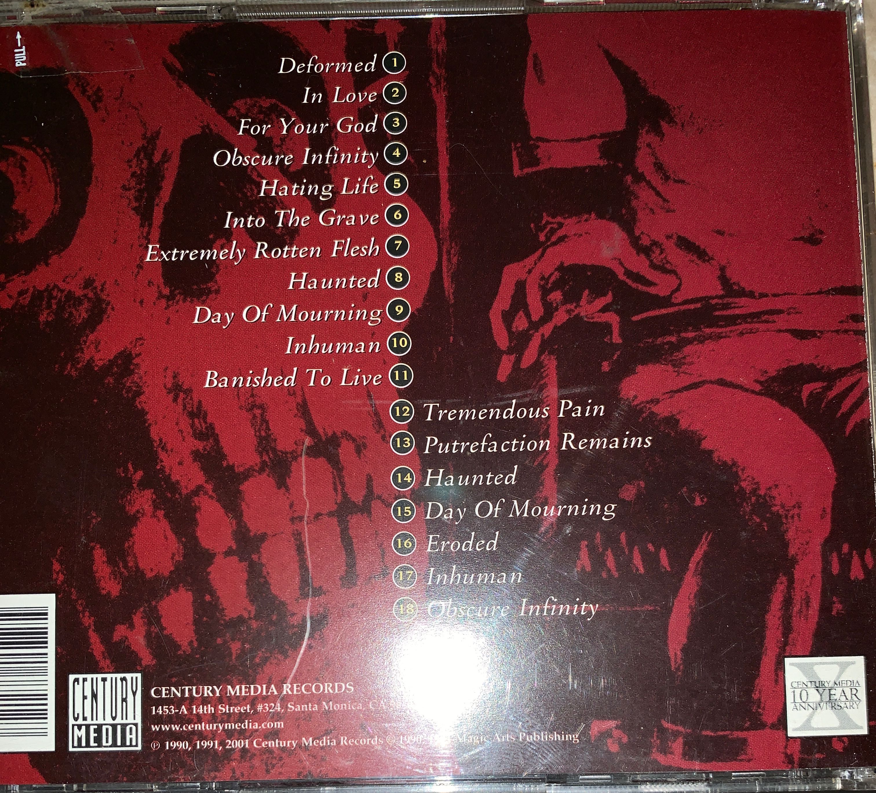 Into the Grave/Tremendous Pain - Grave (CD) music collectible [Barcode 727701772127] - Main Image 2