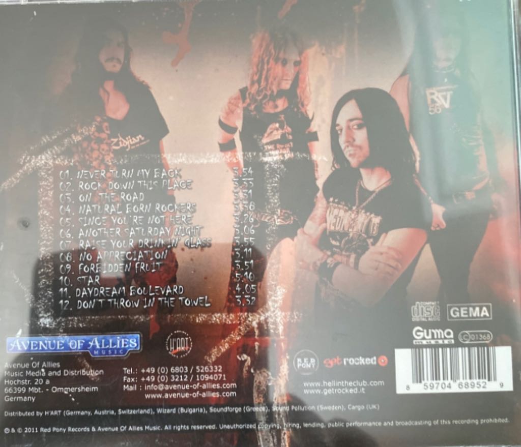 Let The Games Begin - Hell In The Club (CD) music collectible [Barcode 859704689529] - Main Image 2