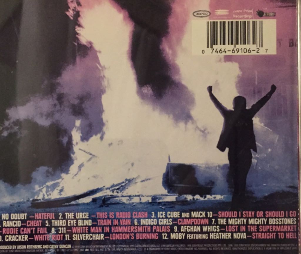 Burning London: The Clash Tribute - Clash, The (CD - 49) music collectible [Barcode 074646910627] - Main Image 2