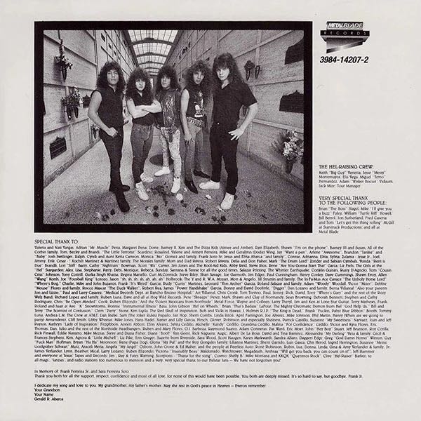 A Distant Thunder - Helstar (CD) music collectible [Barcode 039841420722] - Main Image 3