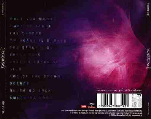 Evanescence - Evanescence (FLAC - 47) music collectible [Barcode 5099967915422] - Main Image 2