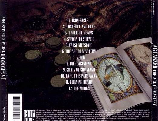 The Age Of Mastery - Jag Panzer (CD) music collectible [Barcode 727701792521] - Main Image 2