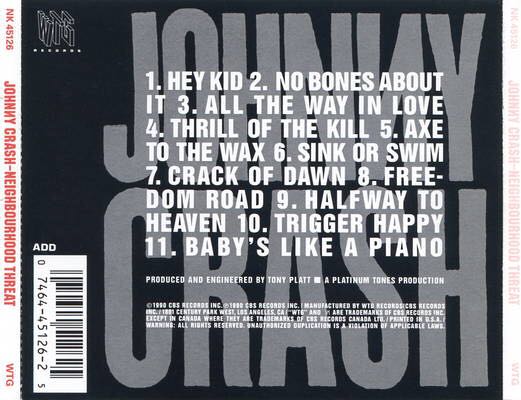 Neighbourhood Threat - Johnny Crash (12”) music collectible [Barcode 074644512625] - Main Image 2