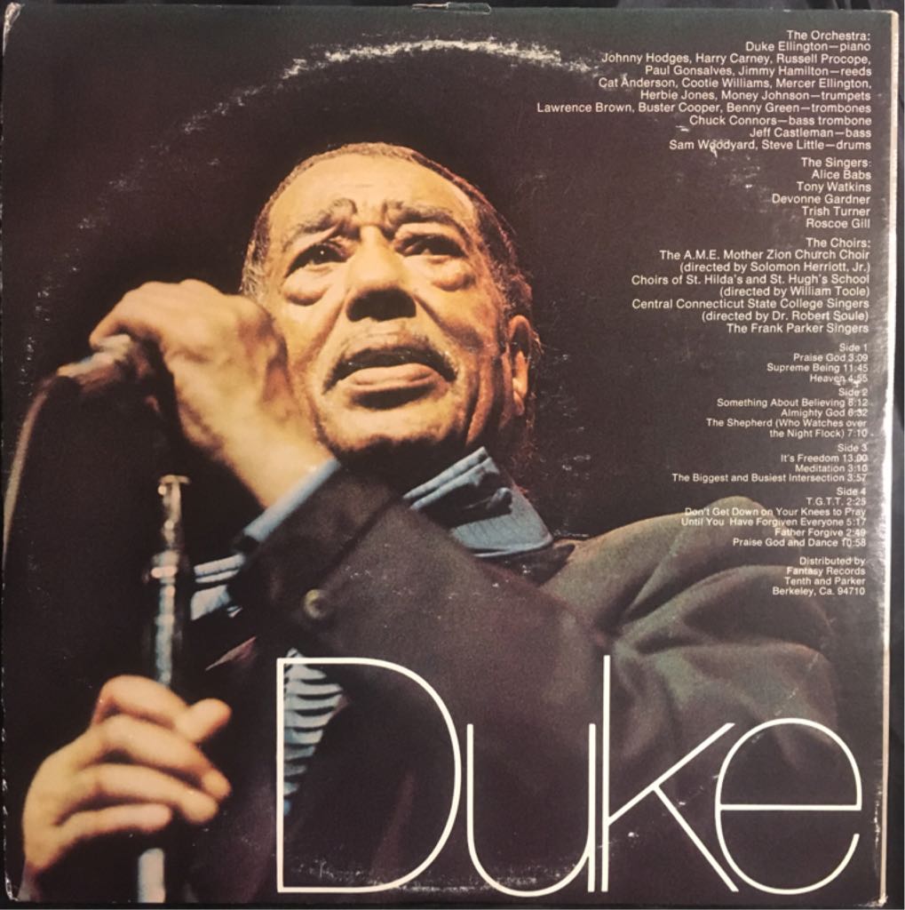 Second Sacred Concert - Duke Ellington (CD) music collectible [Barcode 025218544528] - Main Image 2
