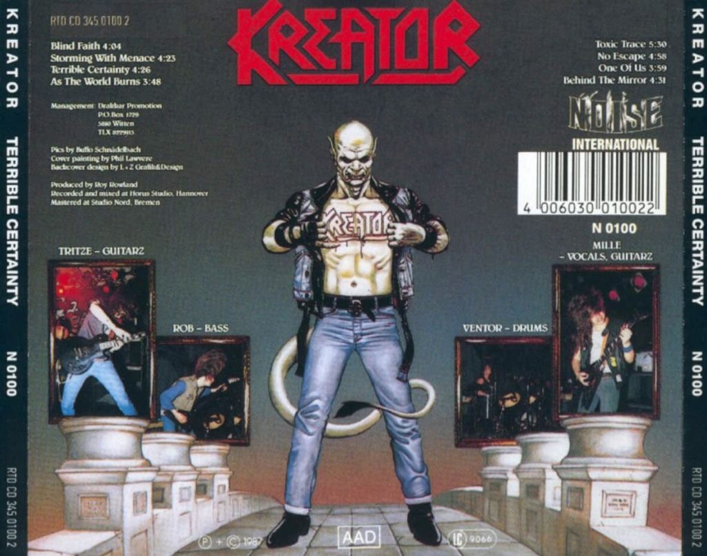 Terrible Certainty - Kreator (CD) music collectible [Barcode 644591010026] - Main Image 2