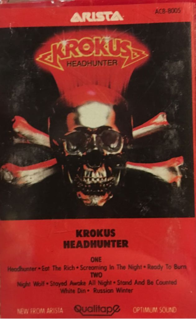 Headhunter - Krokus (Cassette - 37) music collectible [Barcode 078221800549] - Main Image 1